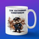 Кружка ёжик полицейский
