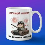 Кружка ёжик танкист