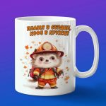 Кружка ёжик пожарный