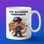Кружка динозавр полицейский