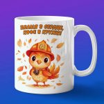 Кружка жарптица пожарный