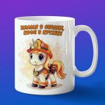 Кружка единорог пожарный