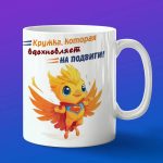 Кружка жарптица супермен