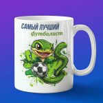 Кружка змея футболист