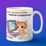 Кружка Котенок программист