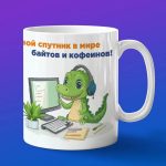 Кружка Крокодил программист