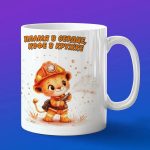 Кружка Львенок пожарный