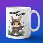 Кружка военный Кролик