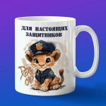 Кружка Львенок полицейский