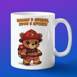 Кружка Медвежонок пожарный