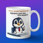 Кружка Пингвин босс