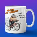 Кружка Хомяк на велосипеде