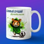 Кружка Хомячек футболист
