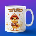 Кружка Цыпленок пожарный
