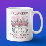 Кружка в подарок подружке