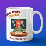 Кружка Подарок на День учителя, учителю по географии