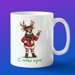 Кружка подарок на новый год