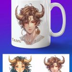 Подарок Тельцу , кружка с аниме