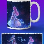 Кружка с принтом , подарок знаку зодиака Весы