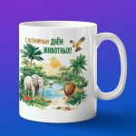 Кружка Подарок не День защиты животных