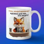 Кружка лиса босс