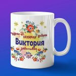 Кружка подарок Виктория