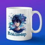 Кружка подарок Владимир аниме