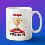 Кружка подарок тренер Игорь