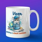 Кружка подарок Игорь школьник