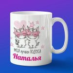 Кружка подарок подруге Наталья