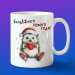 Прикольная кружка с Ежиком