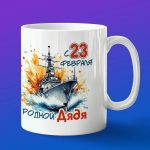 Кружка дяде с днем защитника отечества