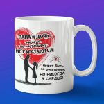 Кружка папе подарок на день рождения от дочки