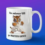 Кружка подарок мастеру карате