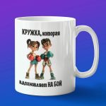 Кружка для спортсмена боксера