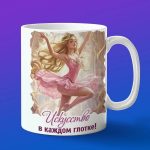 Кружка с балериной