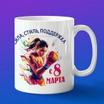 Кружка бокс на 8 марта