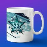 Кружка хоккей с днем защитника