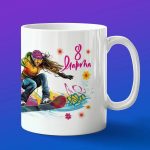 Кружка сноубордист с 8 марта