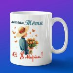 Кружка тёте с 8 марта