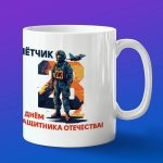 Кружка Летчик с днем защитника отечества 23