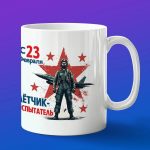 Кружка Летчик испытатель с 23 февраля