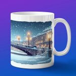 Кружка подарок Питер зимой