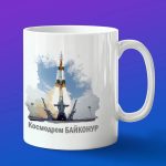 Кружка подарок Космодром Байконур