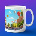 Кружка подарок Москва летняя