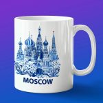 Кружка подарок Moscow