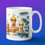 Кружка подарок С рождеством дедушка