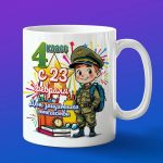 Кружка 23 февраля мальчику 4 класс