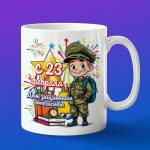 Кружка подарок на 23 февраля мальчику