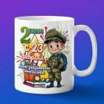 Кружка 23 февраля мальчику 2 класс